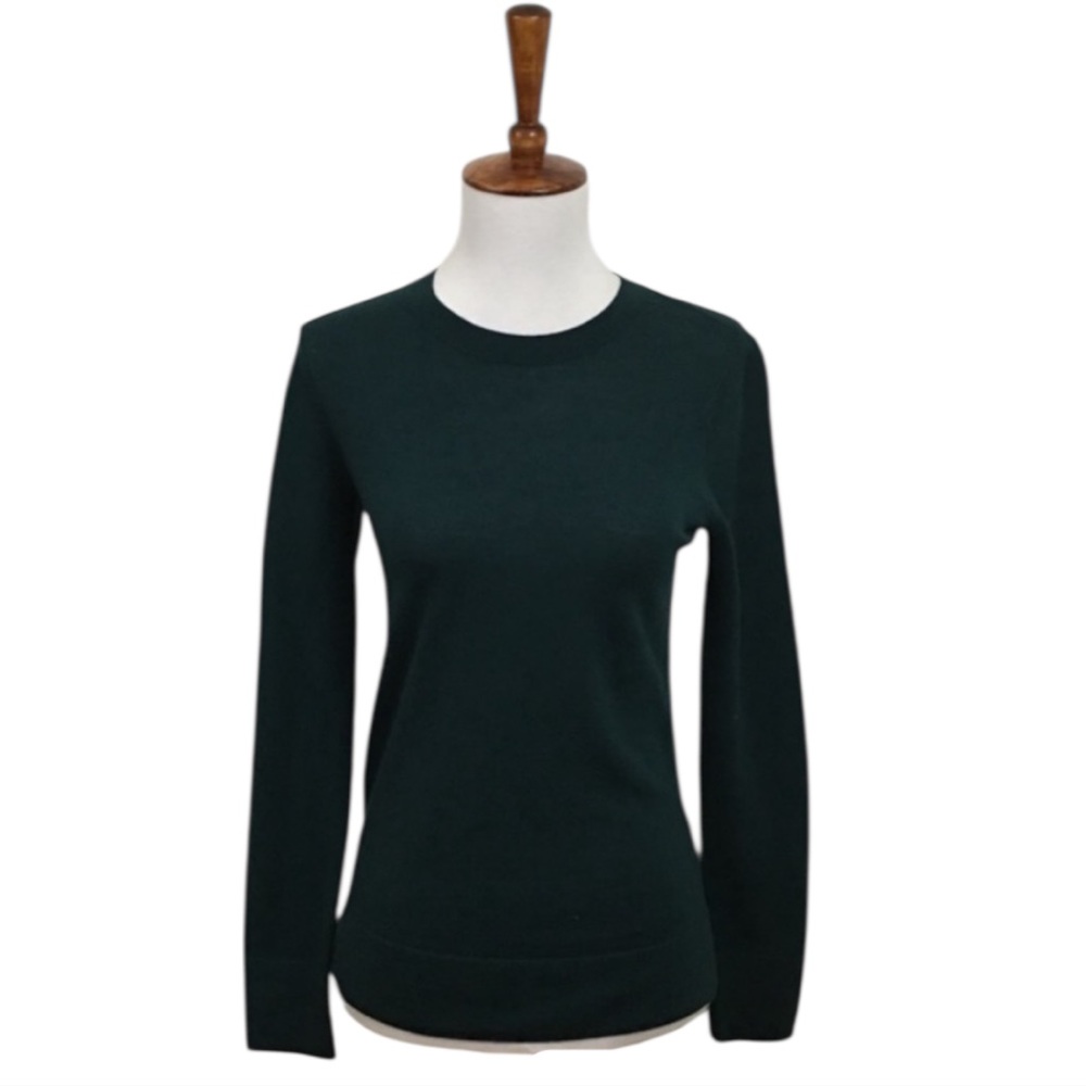 Club Monaco Green Sweater Women’s XS Long Sleeve Crew Neck‎